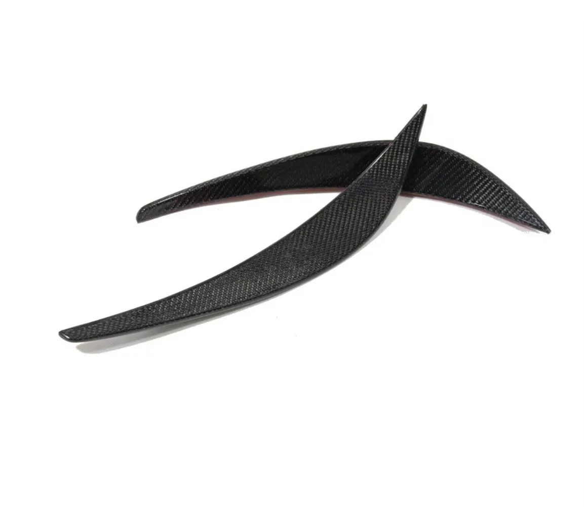 Front Bumper Trim Side Canards Fins Shark Style Bumper Decoration for R8 V8 V10 Spyder 2008-2015